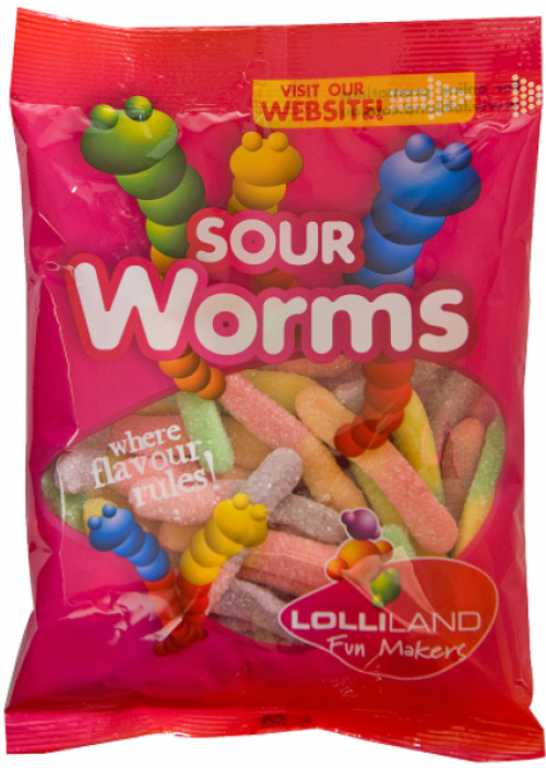 Lolliland - Sour Worms | Vending Direct